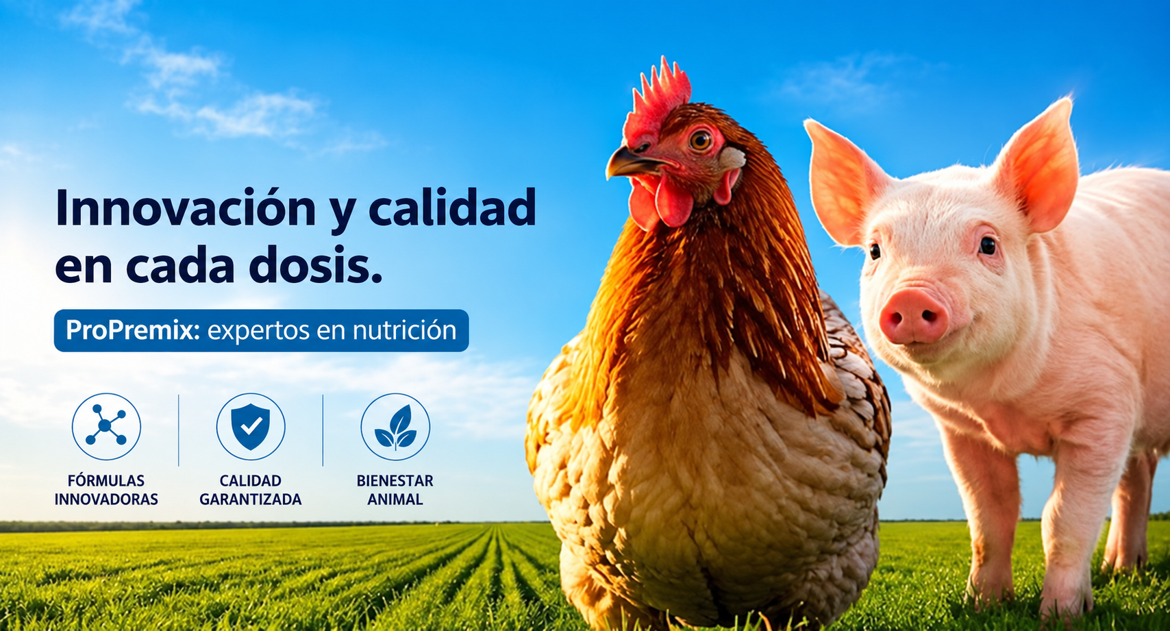 Innovación y calidad en cada dosis, con bienestar animal